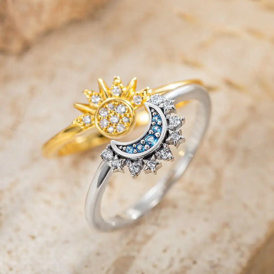 Celestial Sun & Moon Ring