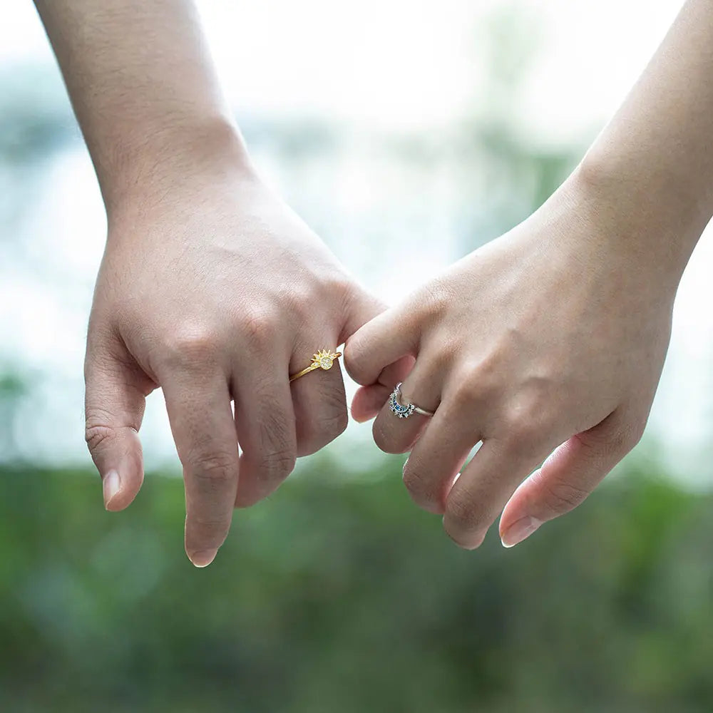 Celestial Sun & Moon Ring