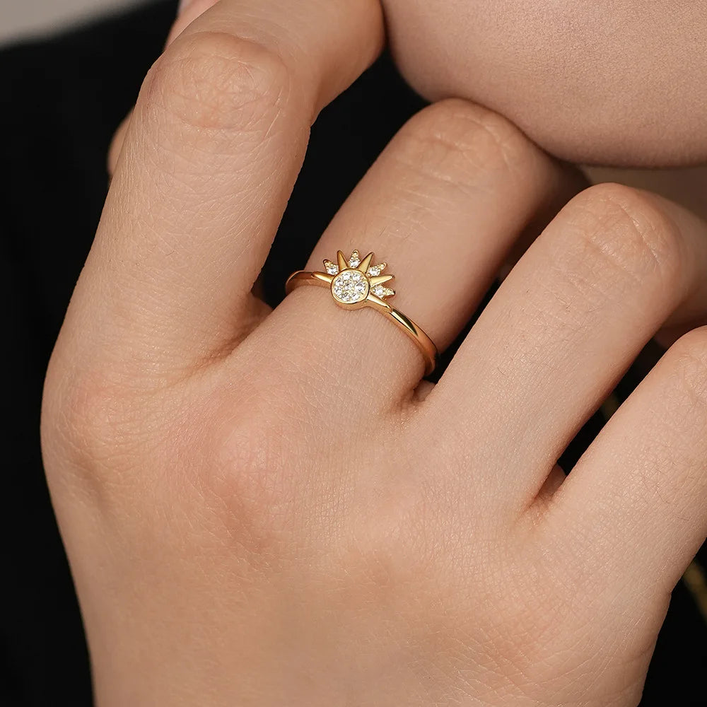 Celestial Sun & Moon Ring