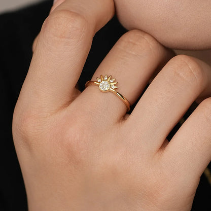 Celestial Sun & Moon Ring