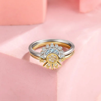 Celestial Sun & Moon Ring