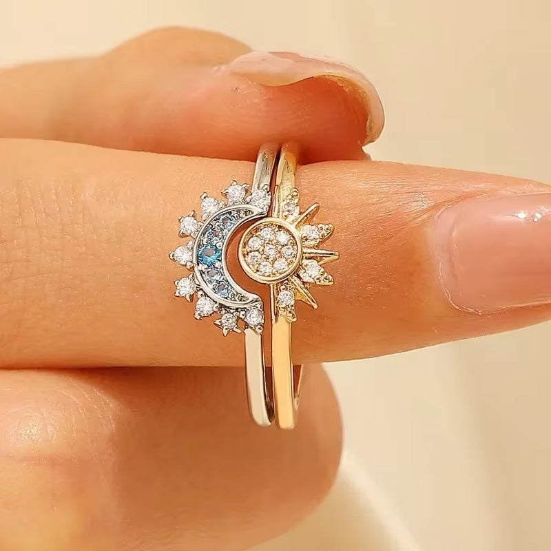 Celestial Sun & Moon Ring