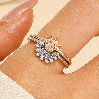 Celestial Sun & Moon Ring